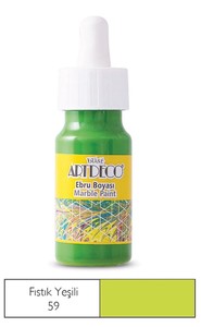 ARTDECO 016B EBRU BOYASI 59 FISTIK YEŞİLİ 30ml