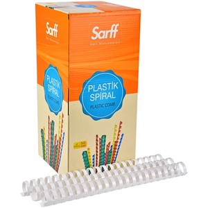  SARFF PLASTİK SPİRAL 45mm BEYAZ 50Lİ (15312081)