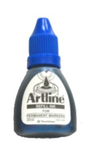 ARTLİNE ESK-50 TAHTA KALEM MÜREKKEBİ MAVİ 20ml