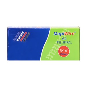 MAPİWİRE TEL SPİRAL 5/16 6.4mm SİYAH 100LÜ (21003)