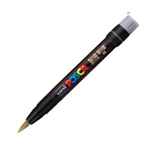 UNİ PCF-350 POSCA FIRÇA UÇ BOYAMA MARKÖRÜ 0.1-10mm ALTIN