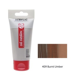 TALENS AKRİLİK BOYA 409 BURNT UMBER 75ml (RT3511409M)