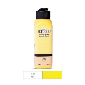 ARTDECO 70R AKRİLİK BOYA 3601 SARI 140ml