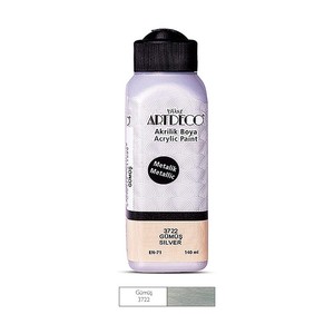 ARTDECO 71R METALİK AKRİLİK BOYA 3722 GÜMÜŞ 140ml