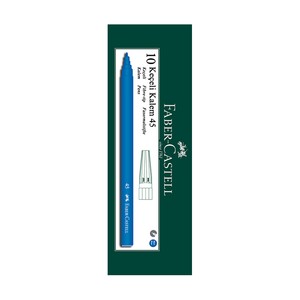 FABER-CASTELL 45 KEÇELİ KALEM MAVİ 10LU (155001)