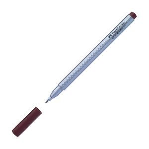 FABER-CASTELL GRİP FİNEPEN 0.4mm KEÇE UÇ KAHVE (151687)