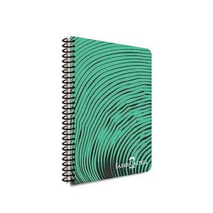 FABER-CASTELL WAVES SPİRALLİ PLASTİK KAPAK DEFTER A4 KARELİ 100 YAPRAK (000437)