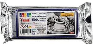 SÜDOR KİL261 SERAMİK HAMURU BEYAZ 500gr